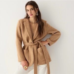J.Crew Wrap Blazer Jacket in Italian Boiled Wool